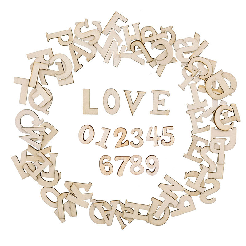Art Craft Number - 100 Uds. Letras decorativas del alfabeto