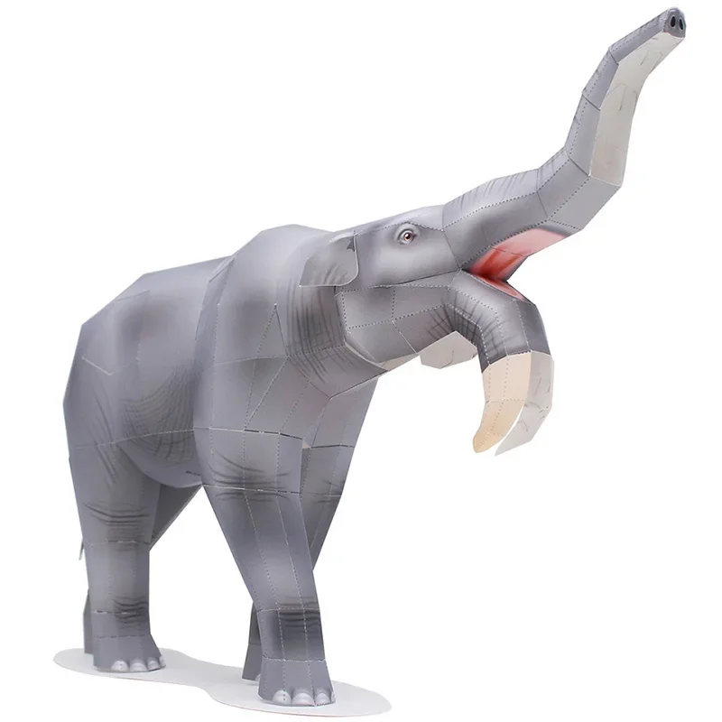 Art Craft Cardboard - Deinotherium elefante Origami arte plegable Mini