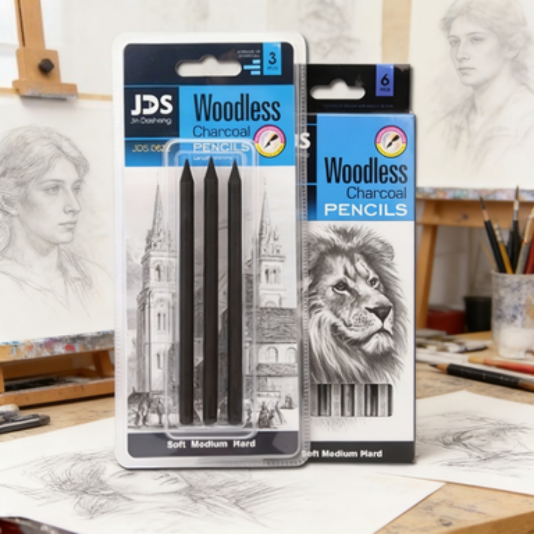 Sketching Charcoal Set - Juego de Lápices de Carbón Profesionales,