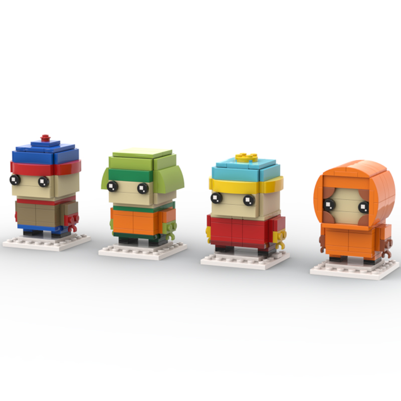 Art Craft Christmas Ideas - 336 piezas MOC South Park BrickHeadz,