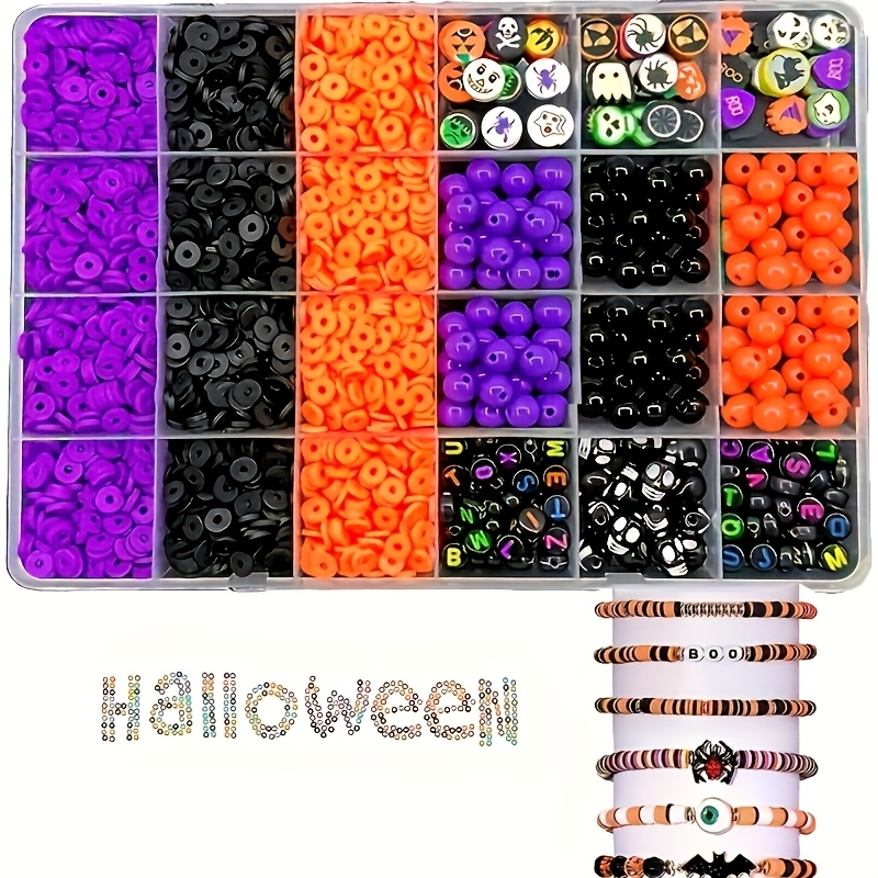 Polymer Clay Set - 2700 piezas, caja de cuentas redondas
