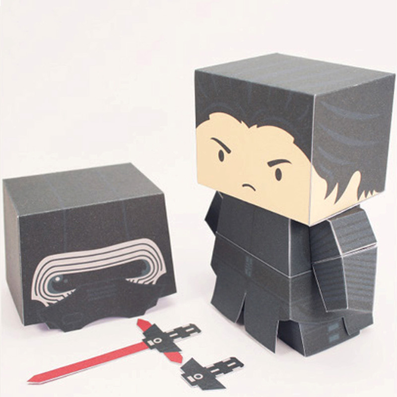 Art Craft Cardboard - Modelo de papel de aprendizaje oscuro