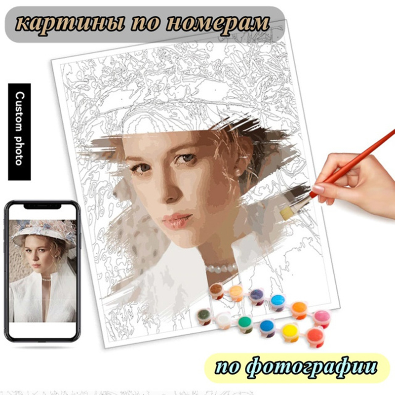 Foto personalizada, pintura po - Art Craft Number reseña y precio