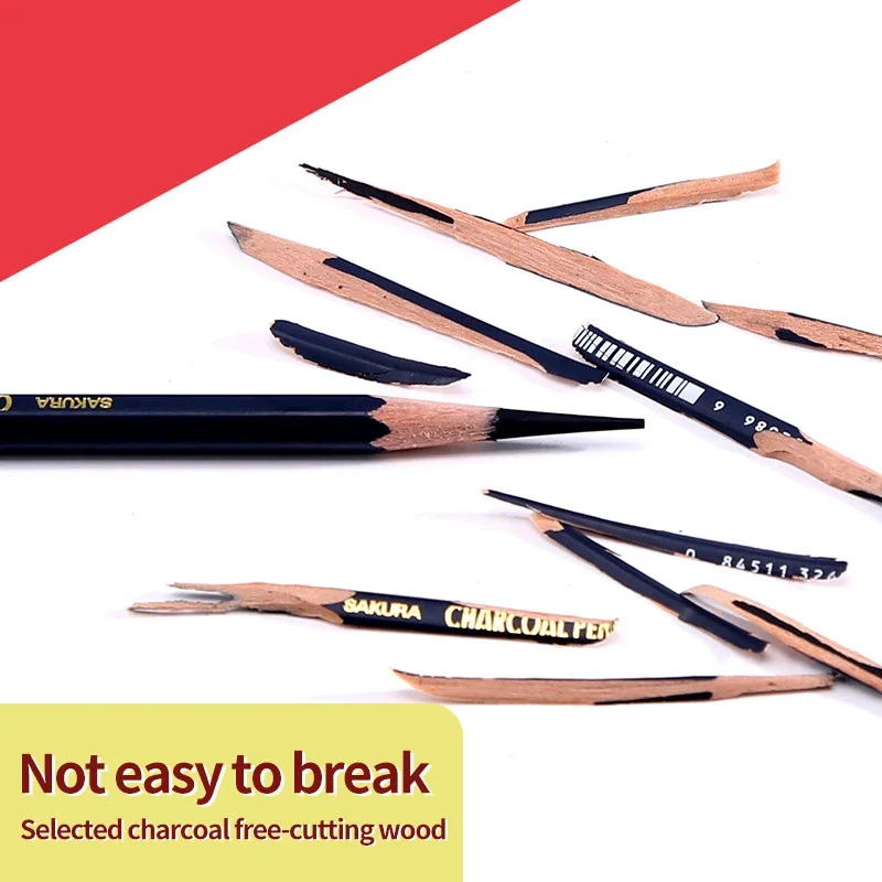 SAKURA-lápiz de carbón para bo - Sketching Charcoal Set reseña y precio