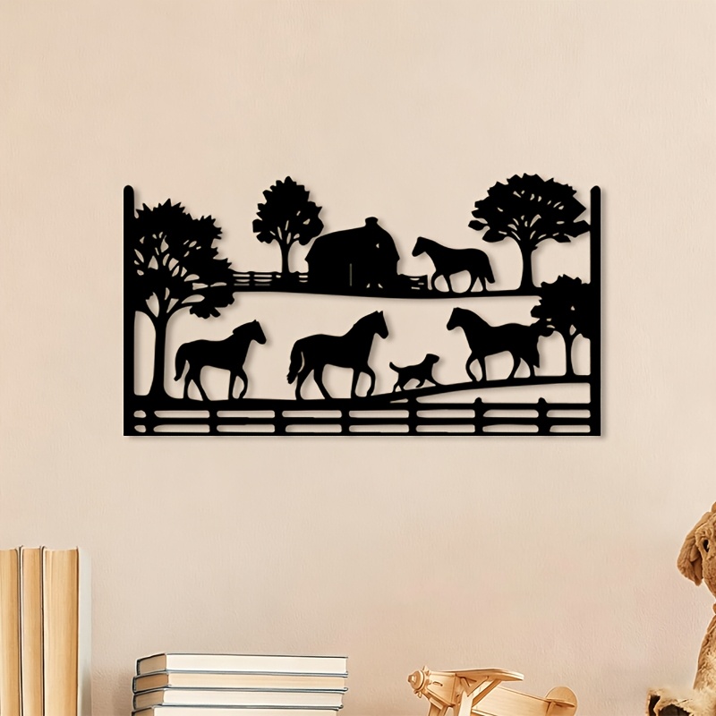 CIFBUY Arte de Pared Metálico, - Art Craft Horse reseña y precio