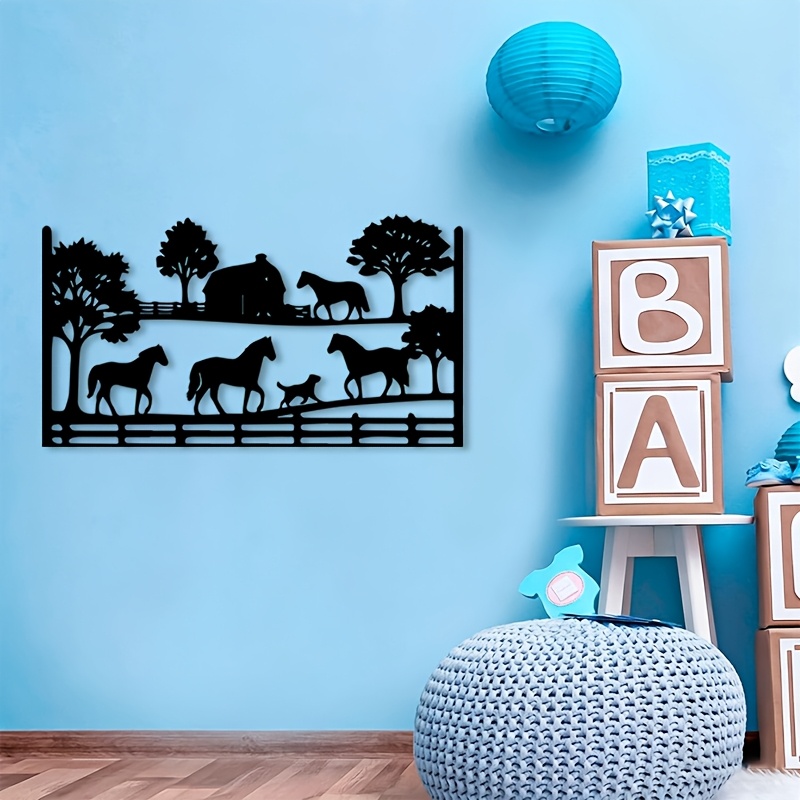 CIFBUY Arte de Pared Metálico, - Art Craft Horse reseña y precio
