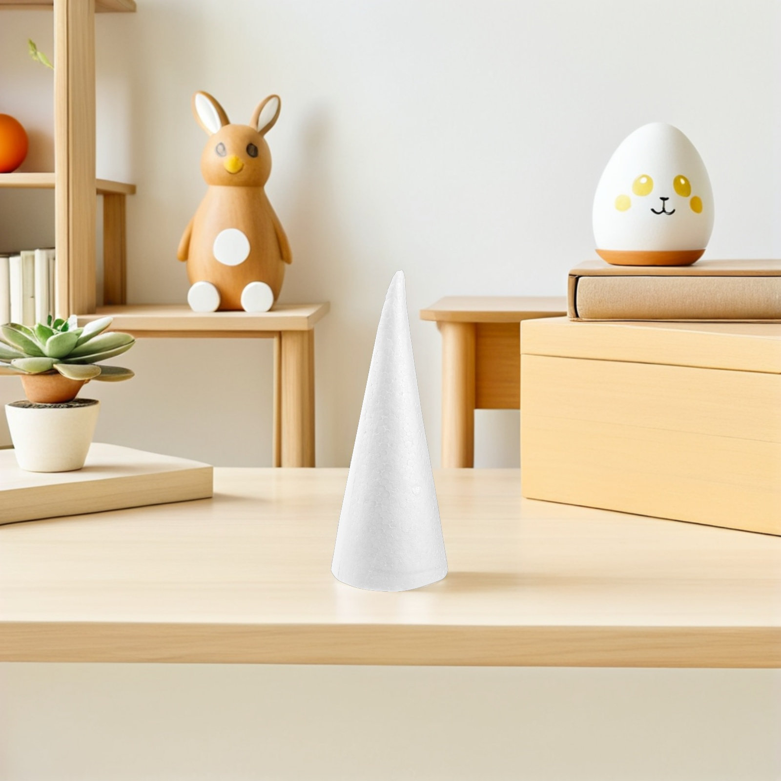 12 Conos de Espuma Blancos de  - Art And Craft Xmas Tree reseña y precio