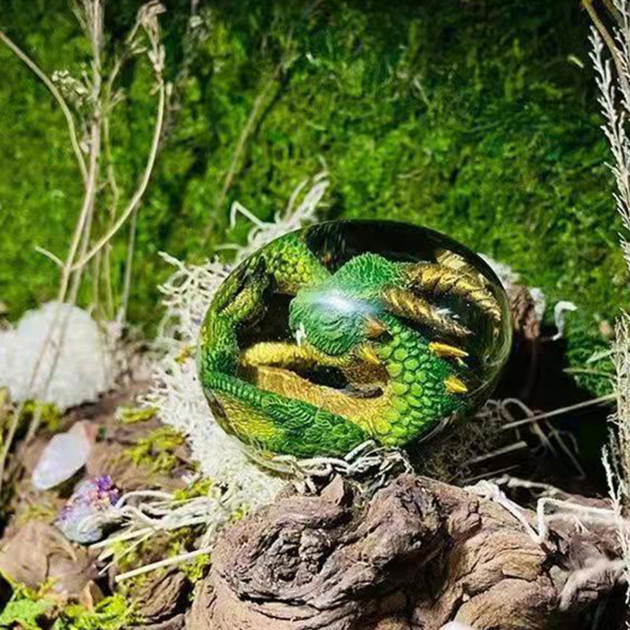 Estatua de huevo de dragón de  - Art Craft Dinosaurs reseña y precio