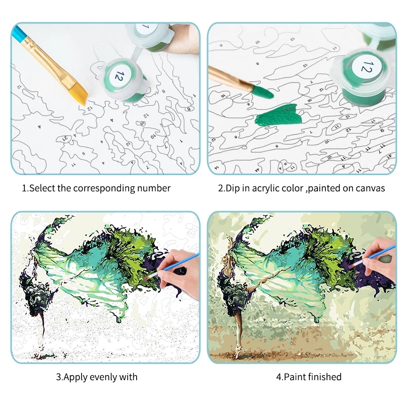 GATYZTORY-Pintura por números  - Art Craft Number reseña y precio