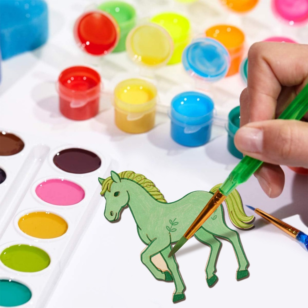 24 Piezas de Recortes de Mader - Art Craft Horse reseña y precio