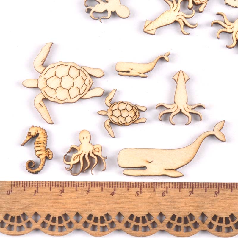 20 piezas 25-40mm tortuga mari - Art Craft Horse reseña y precio
