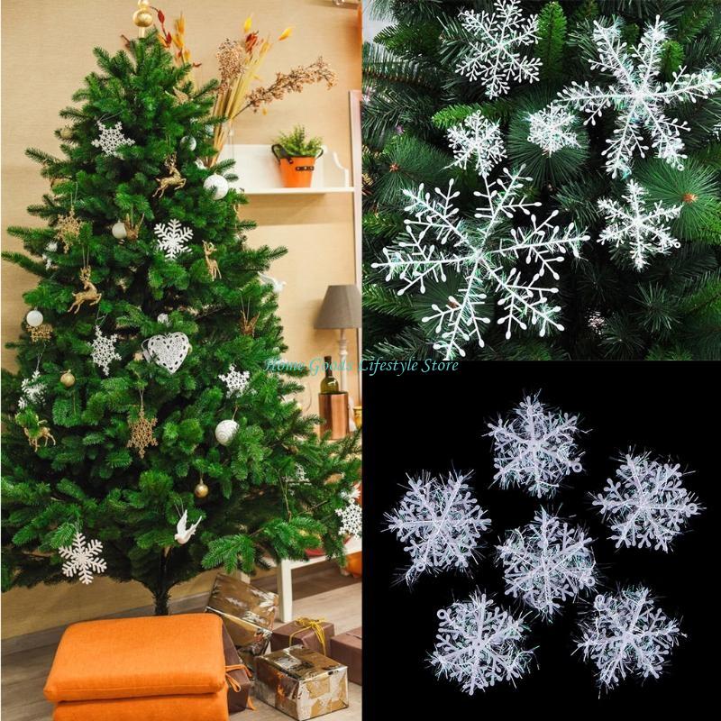 Adornos navideños copos nieve  - Art And Craft Xmas Tree reseña y precio