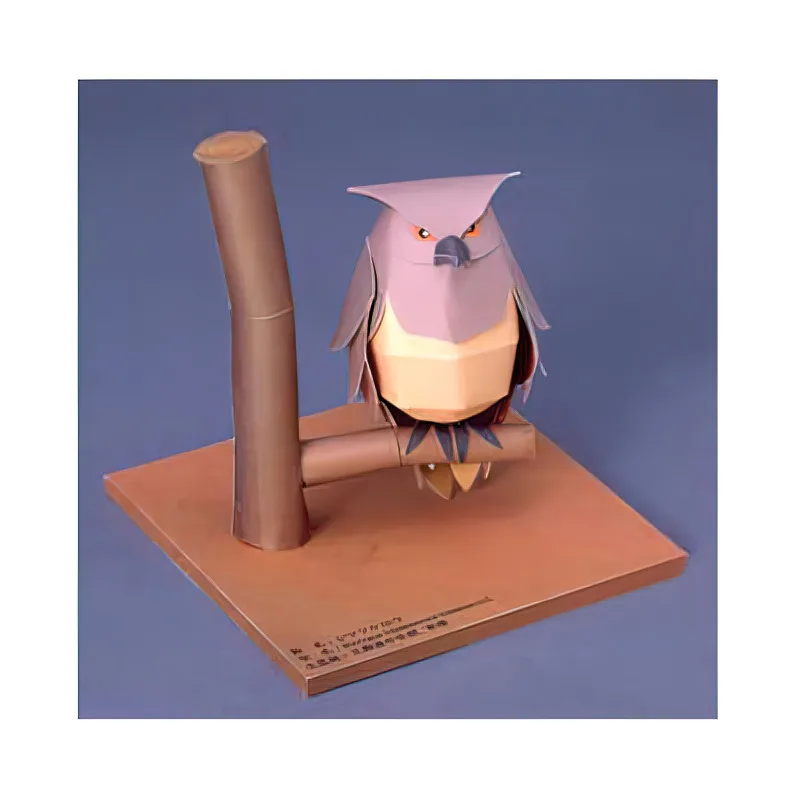 Blakiston's Fish Owls Origami  - Art Craft Cardboard reseña y precio