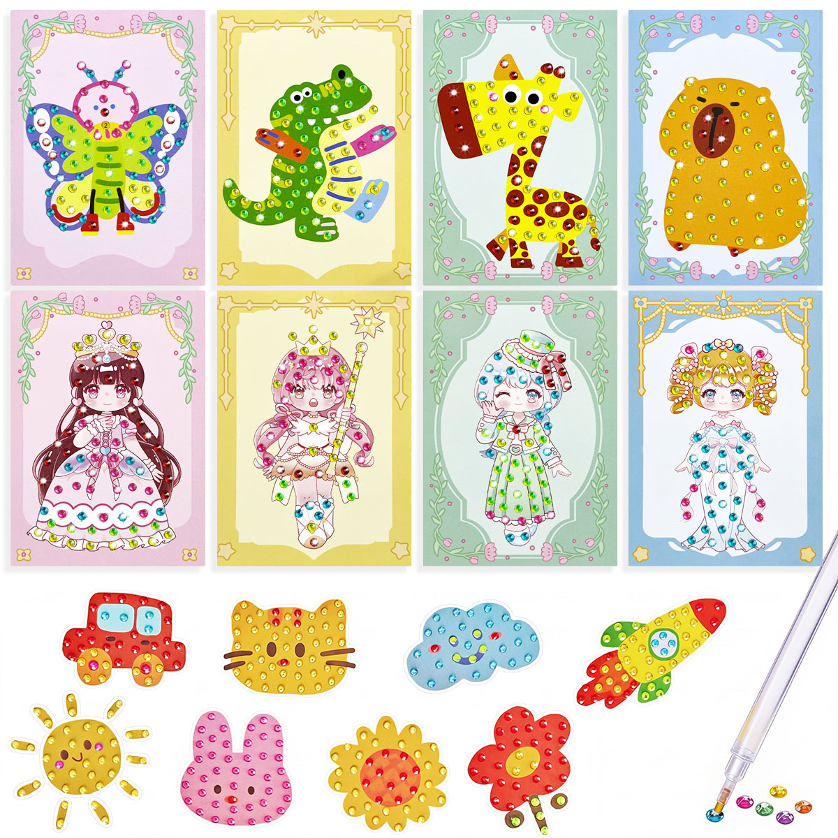 Kit de 16 Gemas para Manualida - Art Craft Number reseña y precio