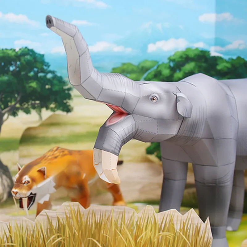 Deinotherium elefante Origami  - Art Craft Cardboard reseña y precio
