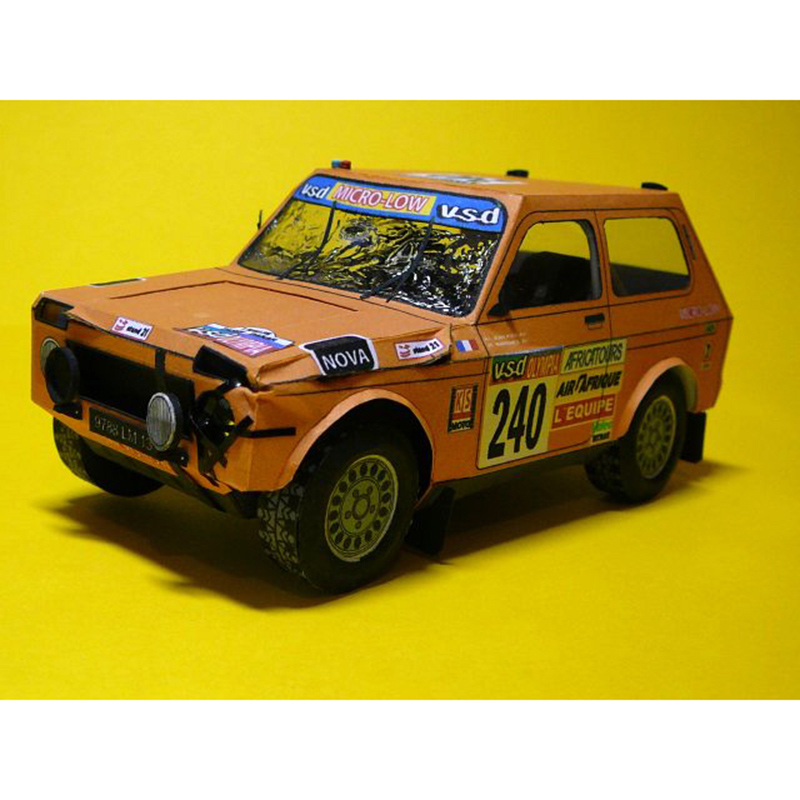 LADA NIVA-coche de carreras de - Art Craft Cardboard reseña y precio