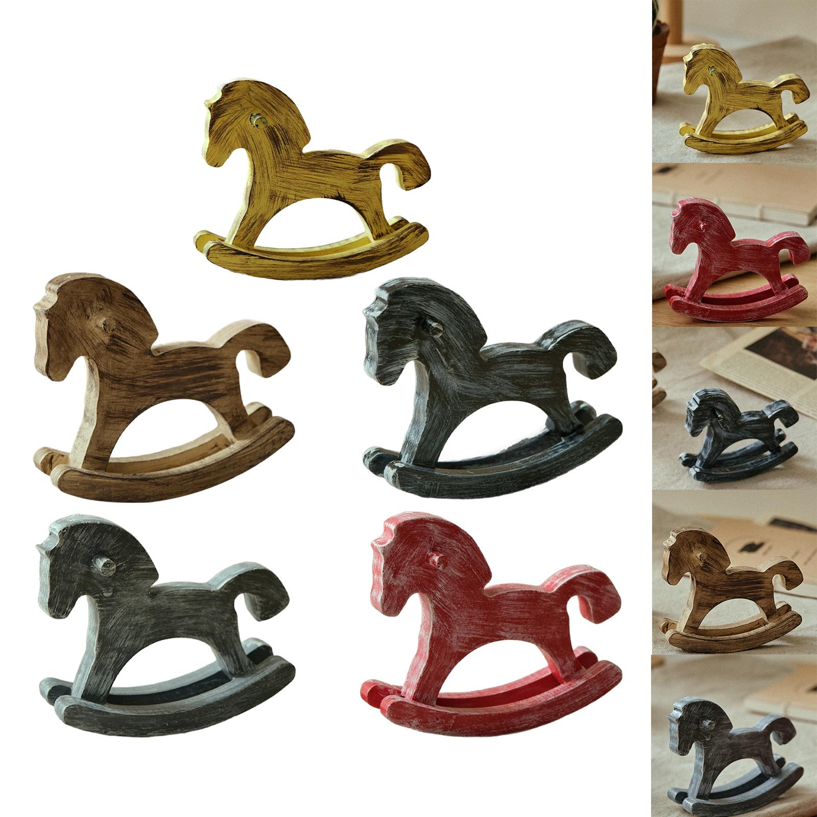 Caballo mecedora de madera, es - Art Craft Horse reseña y precio