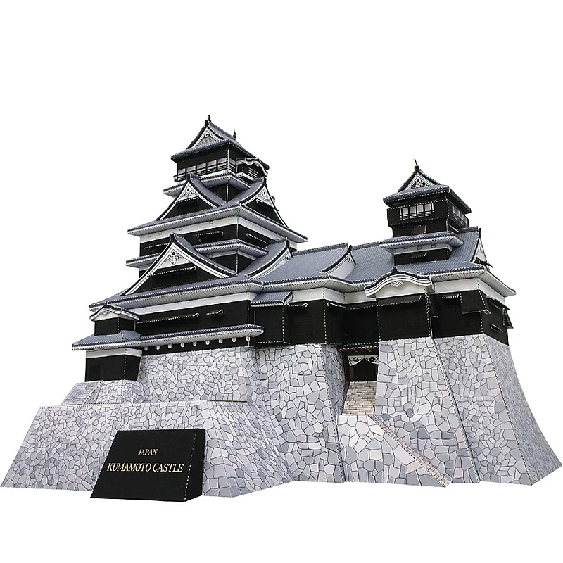 Japón Kumamoto Castillo Mini 3 - Art Craft Cardboard reseña y precio