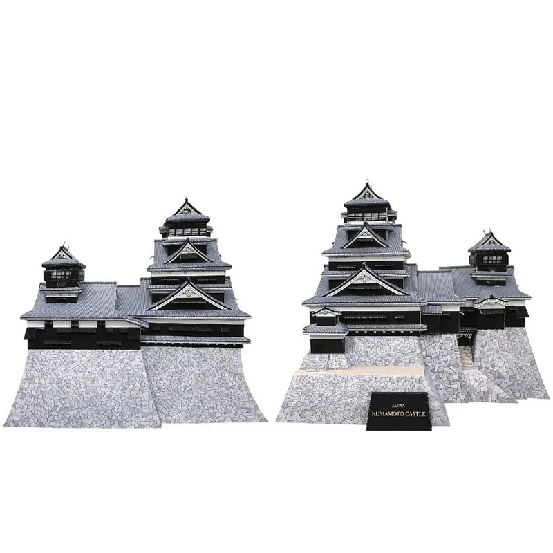 Japón Kumamoto Castillo Mini 3 - Art Craft Cardboard reseña y precio