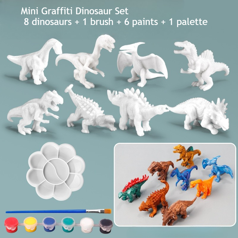 Pinte tu propio Kit de dinosau - Art Craft Dinosaurs reseña y precio