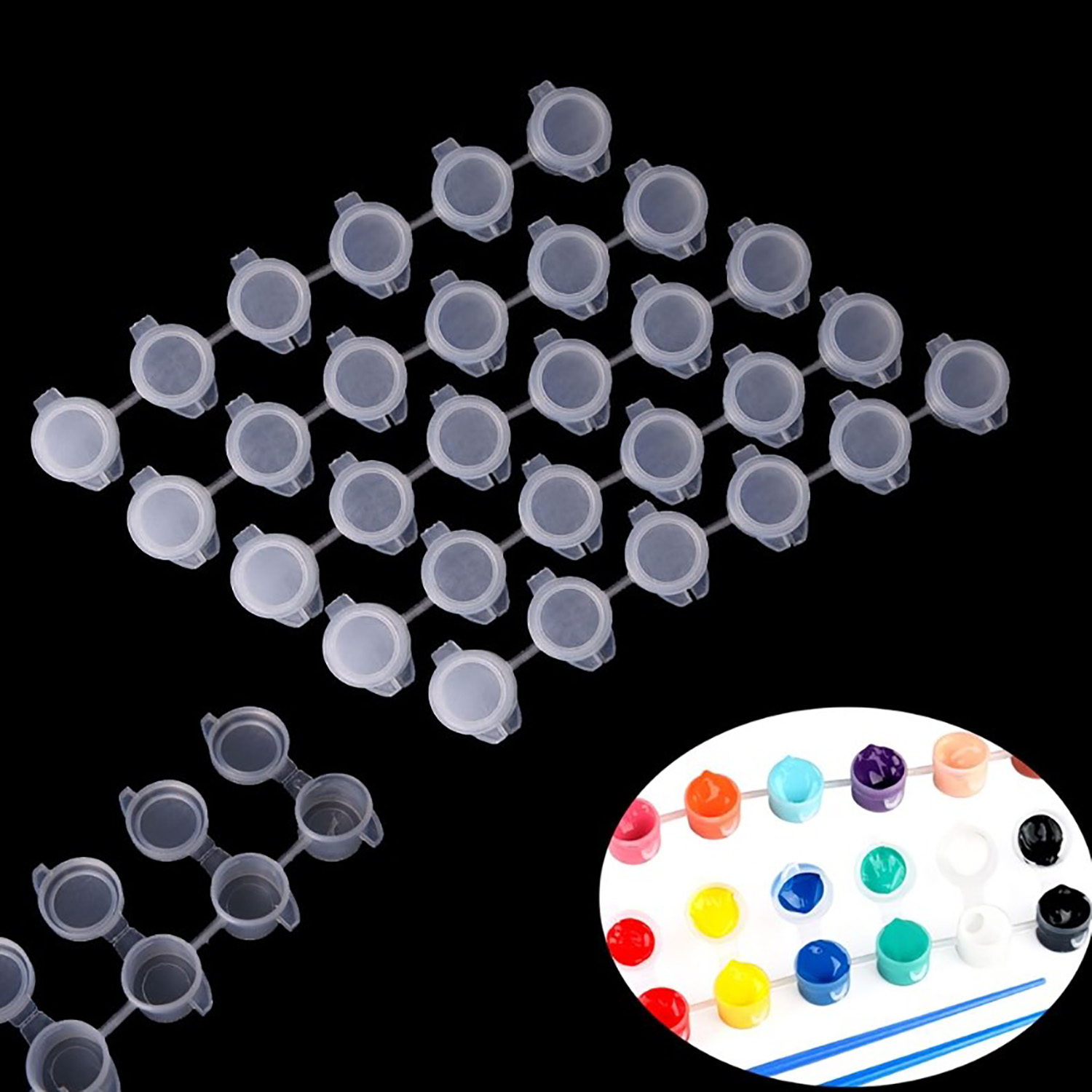 10 tiras, 60pots, tiras de pin - Box Art And Craft reseña y precio