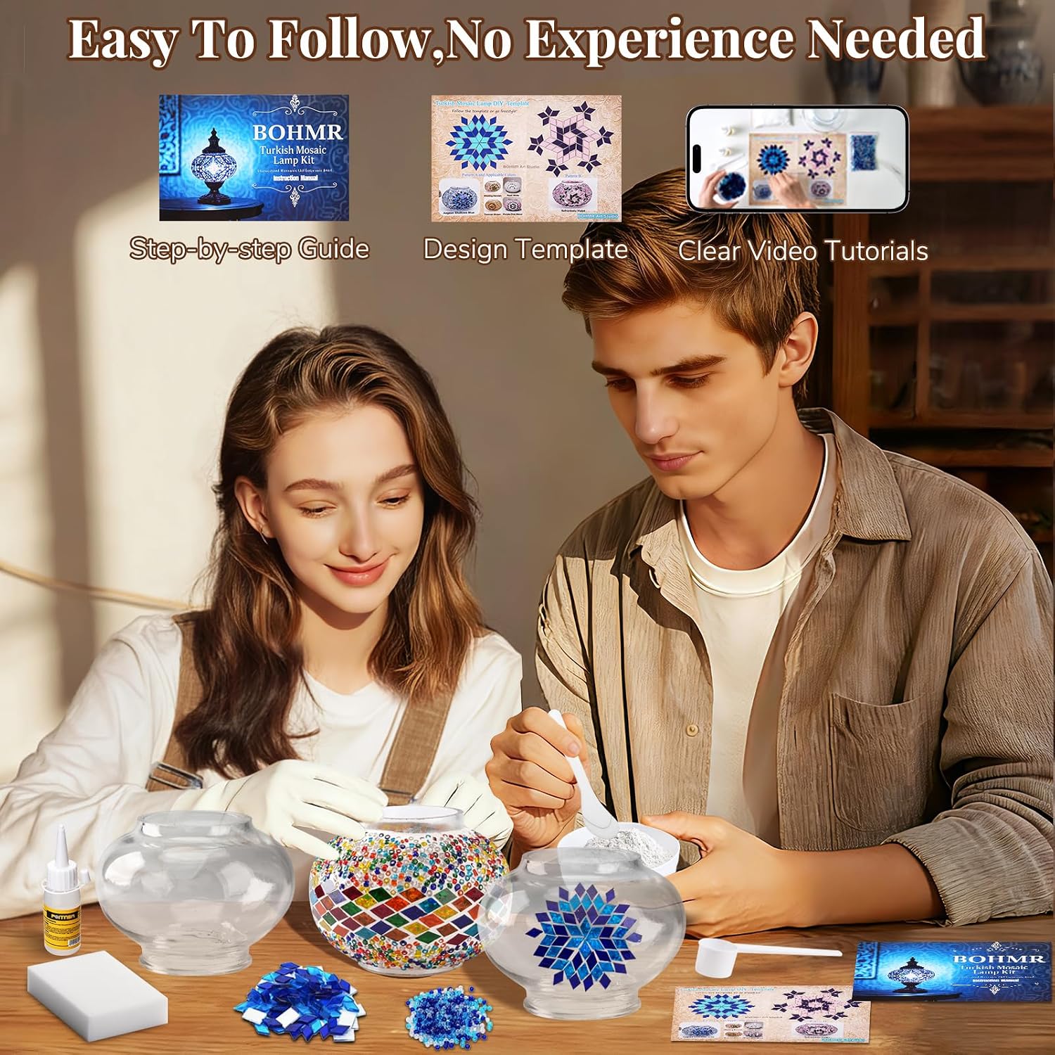 Kit de Lámpara Turca de Mosaic - Art Craft Kits reseña y precio