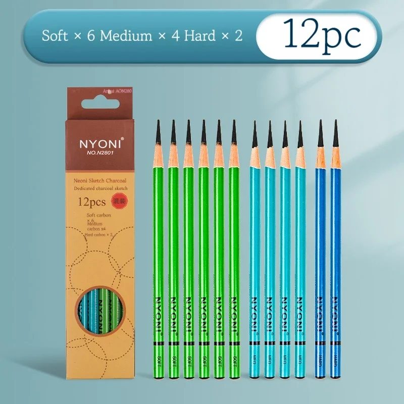 Juego de lápices de dibujo pro - Sketching Charcoal Set reseña y precio