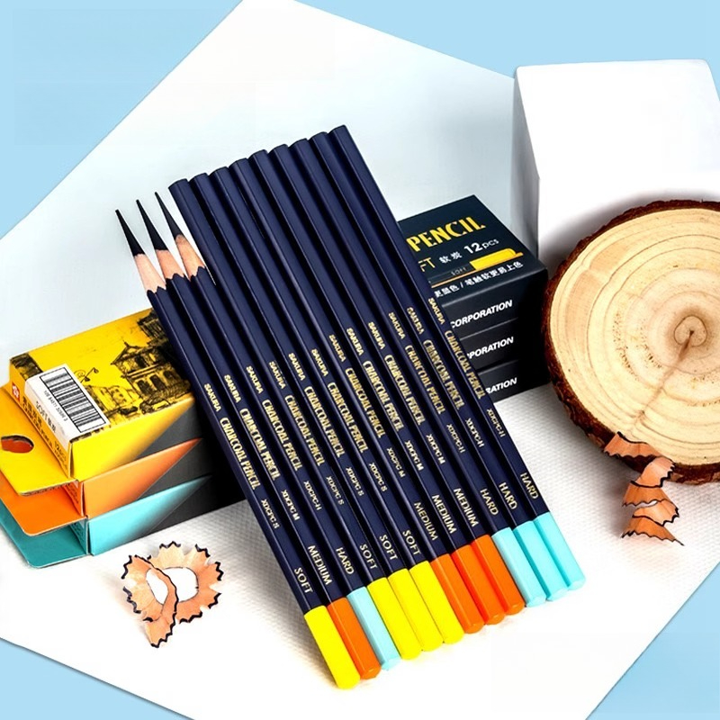Juego de Lápices de Madera de  - Sketching Charcoal Set reseña y precio
