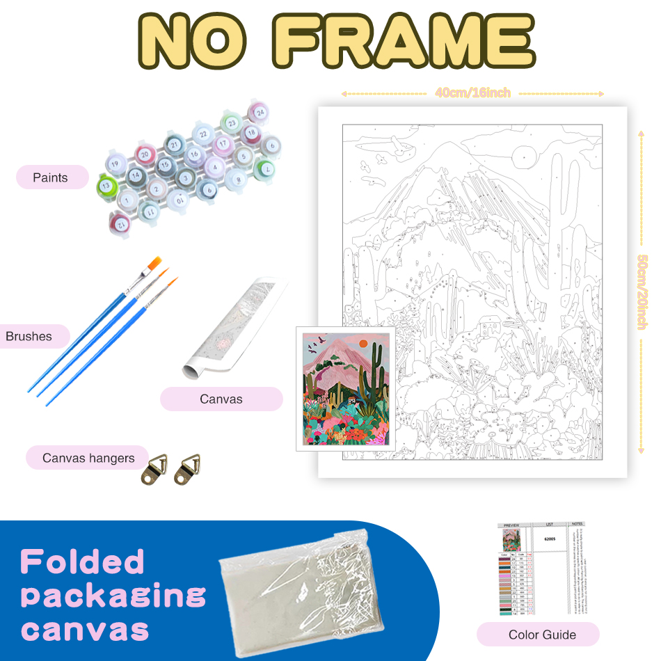 CHENISTORY-pintura por número  - Art Craft Number reseña y precio