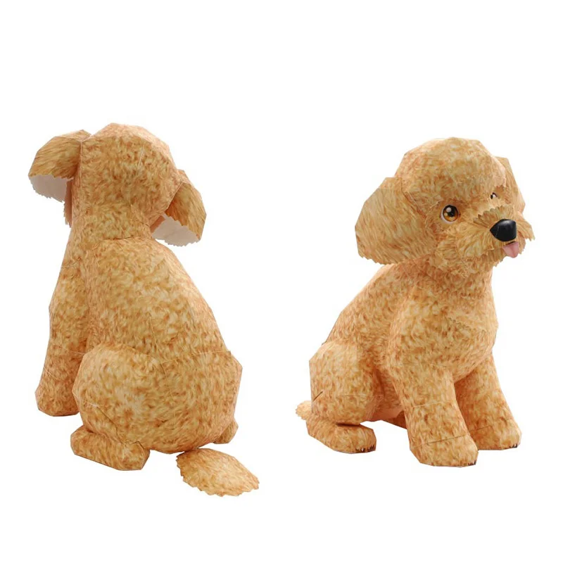 Juguete caniche perro plegable - Art Craft Cardboard reseña y precio