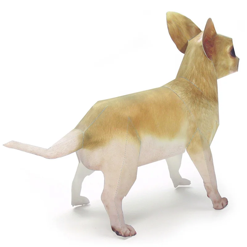 Chihuahua perro Origami arte m - Art Craft Cardboard reseña y precio
