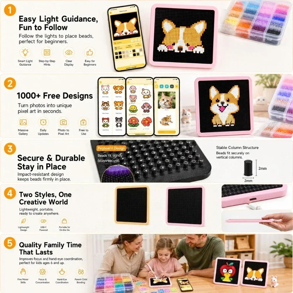 Tablero de Luces LED Inteligen - Art Craft Kits reseña y precio
