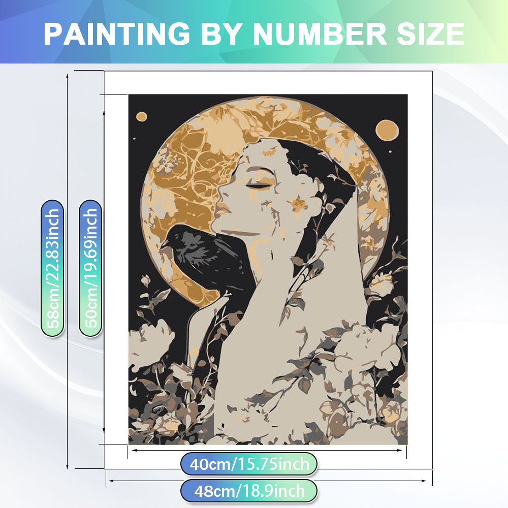 HUACAN Kit de pintura al óleo  - Art Craft Number reseña y precio