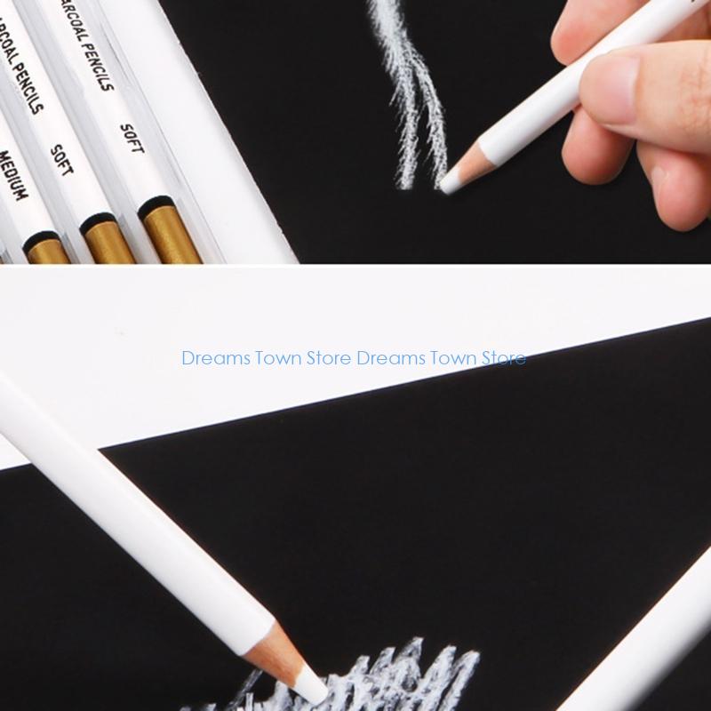 Juego lápices carbón blanco HX - Sketching Charcoal Set reseña y precio