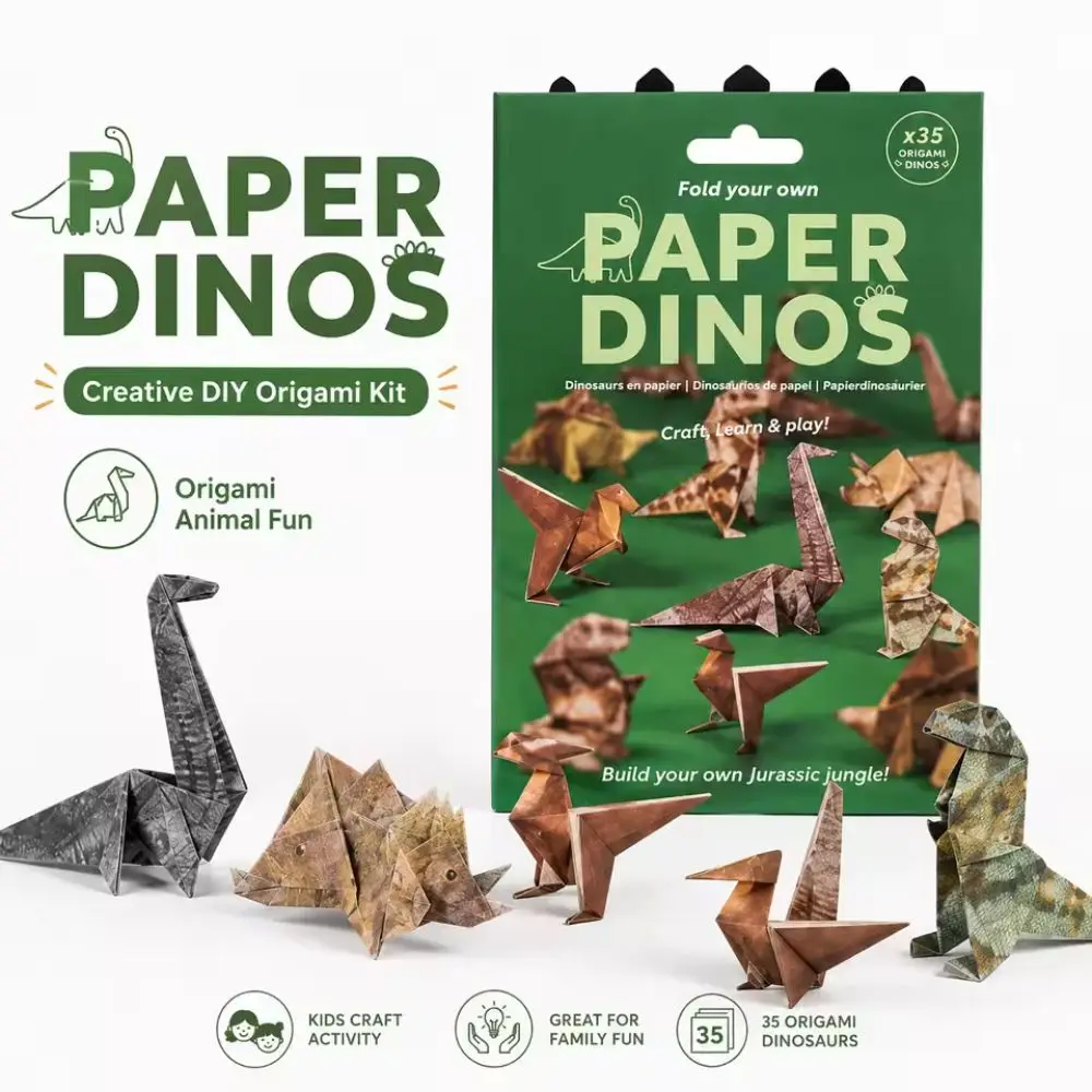 Gatos de Papel Creativos para  - Art Craft Dinosaurs reseña y precio