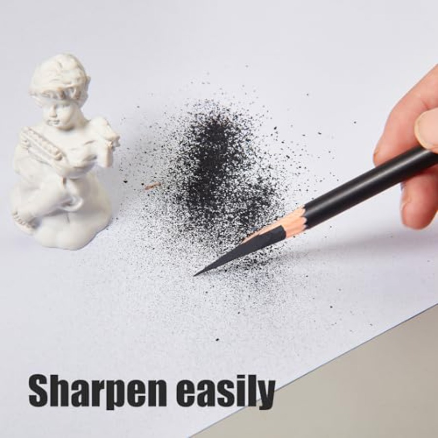 Juego de 36 Lápices de Carbón  - Sketching Charcoal Set reseña y precio