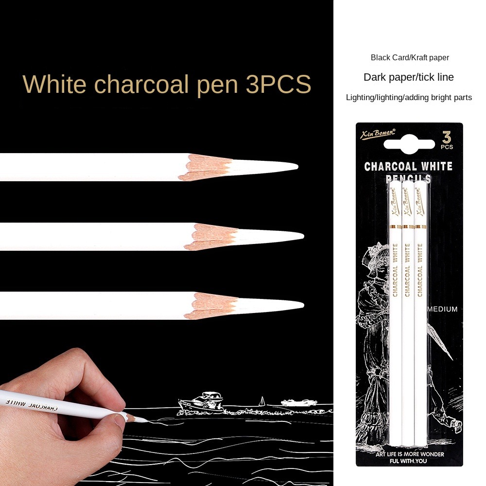 Juego de lápices de carbón sua - Sketching Charcoal Set reseña y precio