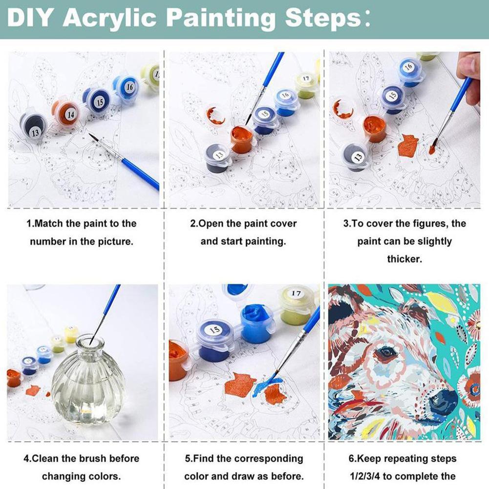 Kit de Pintura por Números DIY - Art Craft Number reseña y precio