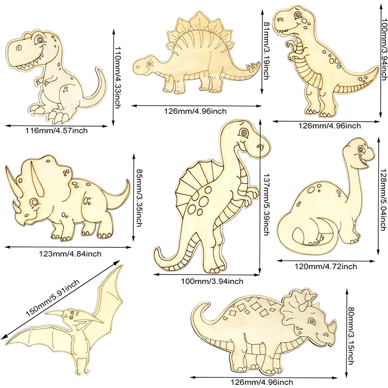 8/24 Piezas de Dinosaurios de  - Art Craft Dinosaurs reseña y precio